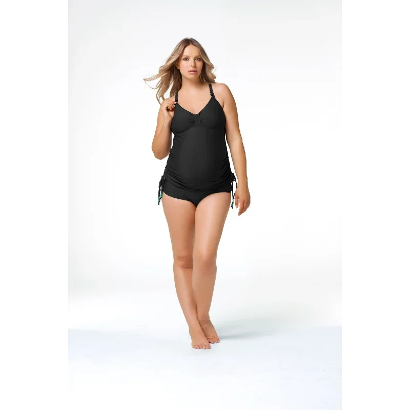 cake-dark-shake-tankini-nursing-maternity-swimsuit-set-black