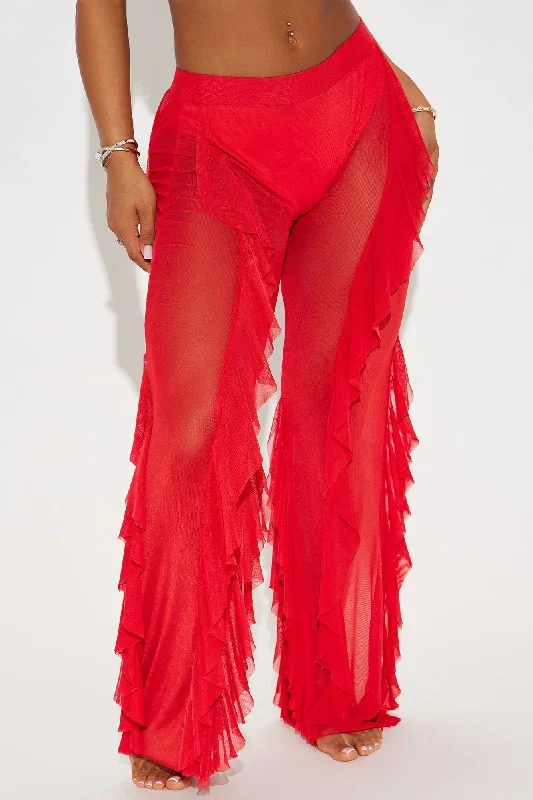 celeste-ruffles-mesh-cover-up-pants-red