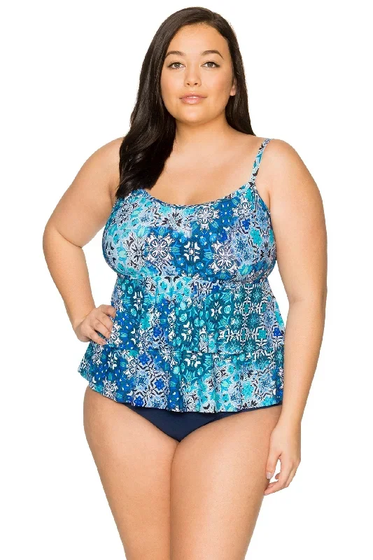 Curve Amalfi Coast Olivia Layered Tankini