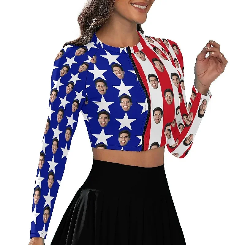 custom-face-american-flag-bikini-top-bottom-womens-swim-skirt-with-bottom-long-sleeve-zip-top