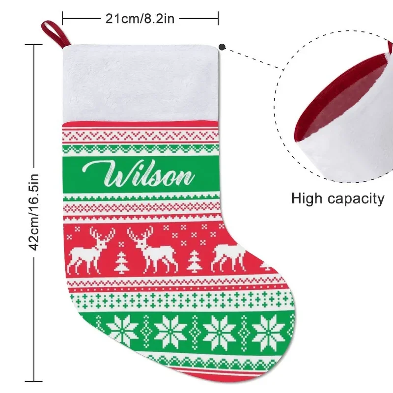 custom-name-red-and-green-elk-christmas-stocking