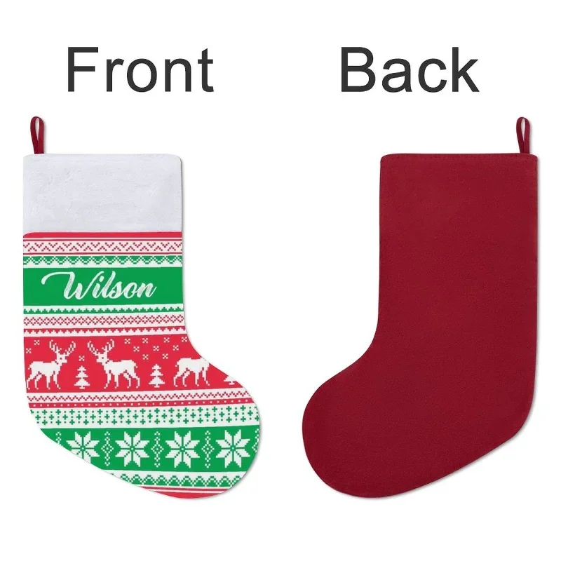 custom-name-red-and-green-elk-christmas-stocking