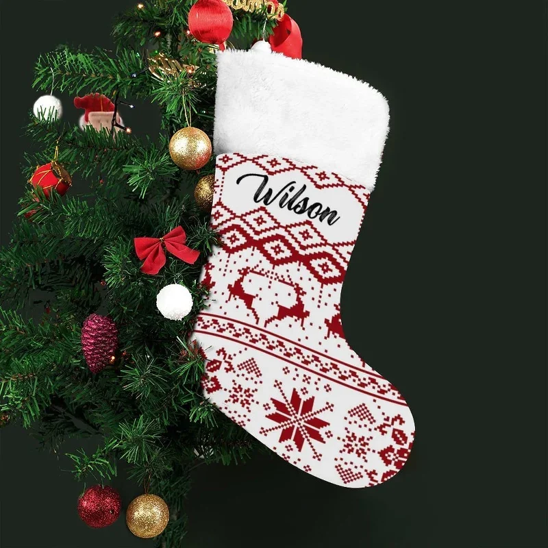 custom-name-snowflake-and-elk-christmas-stocking