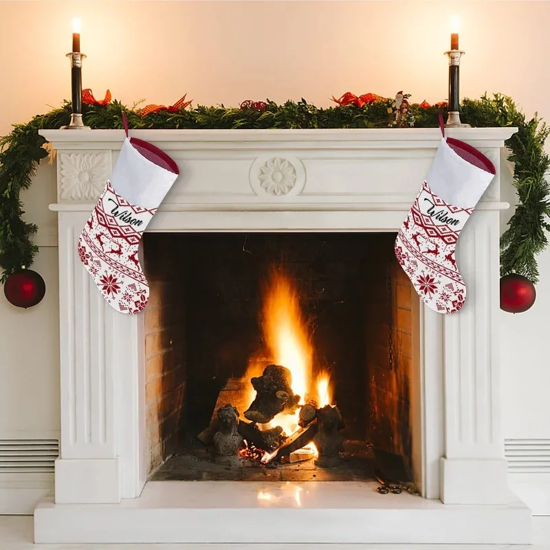 custom-name-snowflake-and-elk-christmas-stocking