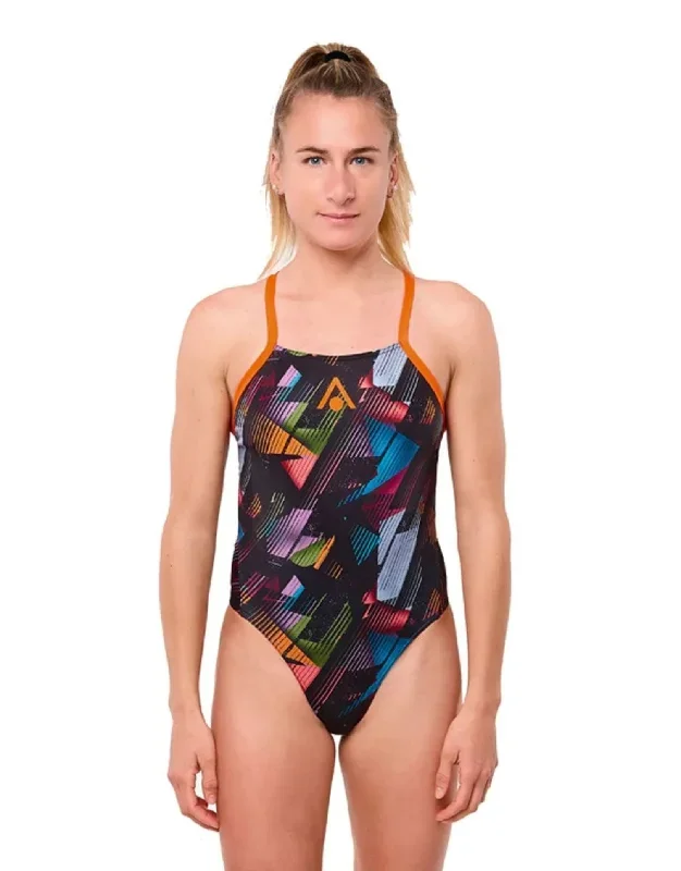 Essential Tie Back Swimsuit - Multicolour/Navy