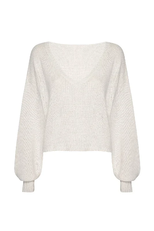 Hamilton Island Sweater - White