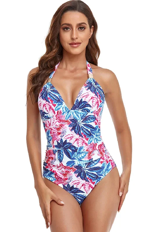 Maillot de bain imprimé One Piece Halter