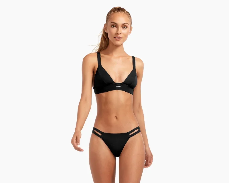 Vitamin A Swim Neutra Bralette Top - Black Ecolux