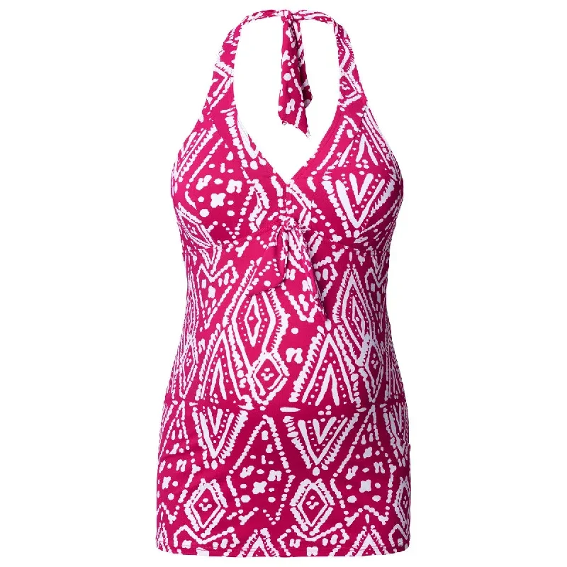 Mallorca Pink/White Maternity Pregnancy Tankini - Noppies