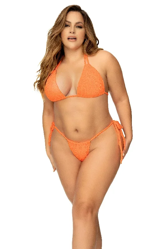 Orange Sherbert- Curvy Size Bikini