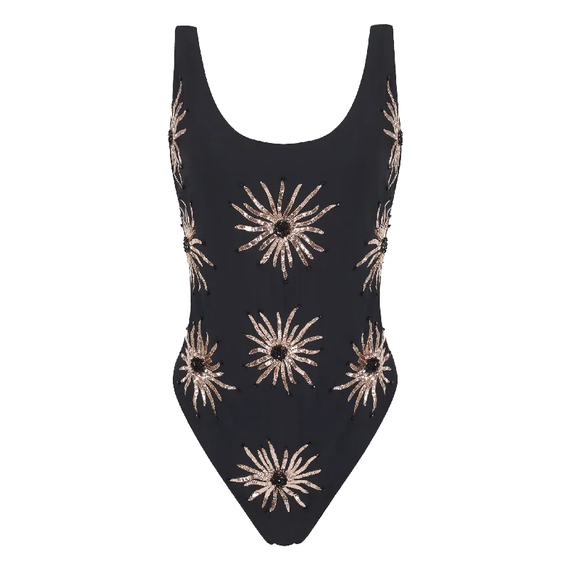 Priscilla Premium Vintage Black Swimsuit