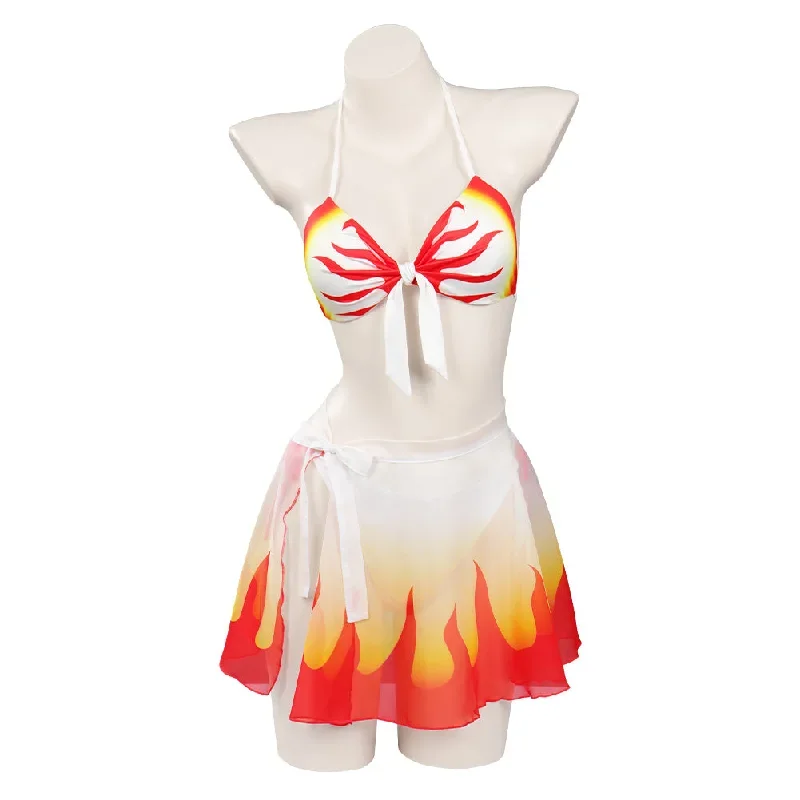 Rengoku Kyoujurou Sexy Jumpsuit Swimsuit Outfits