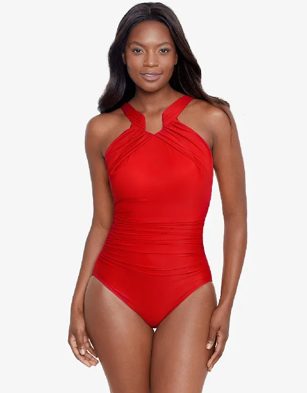 Rock Solid Aphrodite Swimsuit - Cayenne