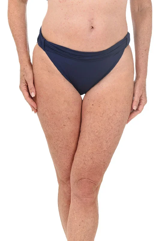 Solid Scrunched Waist Swim Brief